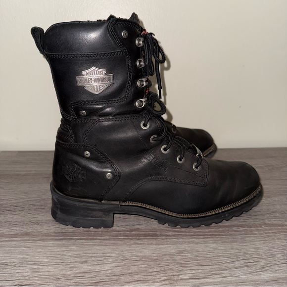 Harley-Davidson Man’s Black Elson Biker Boots‎ 13M